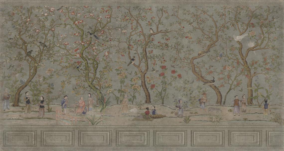 Chinoiserie Ming Garden Wallpaper